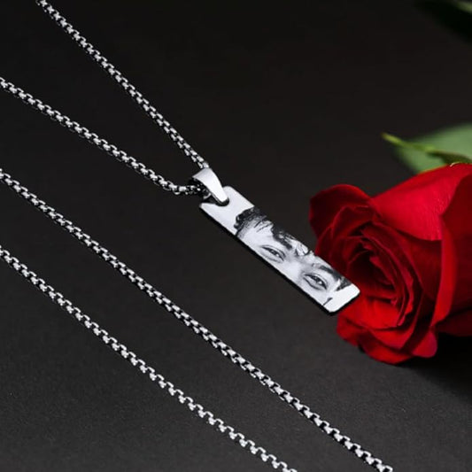 Both side eye print pendant 2