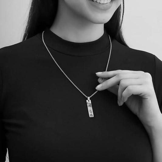 Both side eye print pendant 2